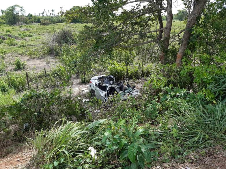 Acidente na BR-222 em Miranda do Norte
