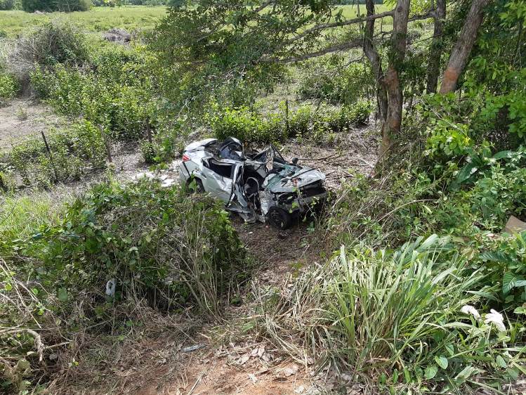 Acidente na BR-222 em Miranda do Norte