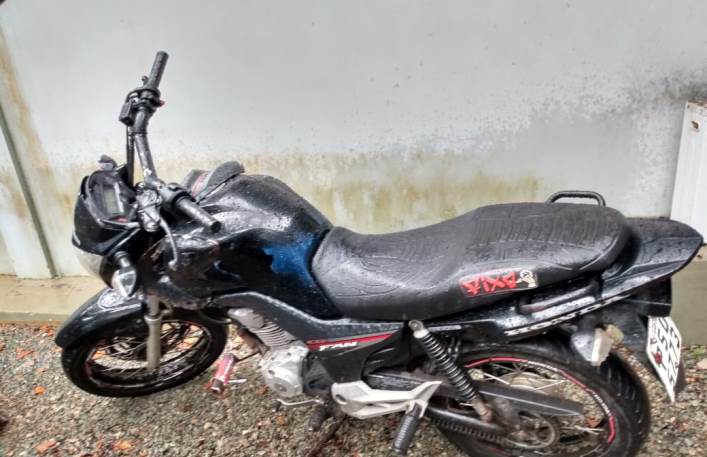 Motocicleta apreendida