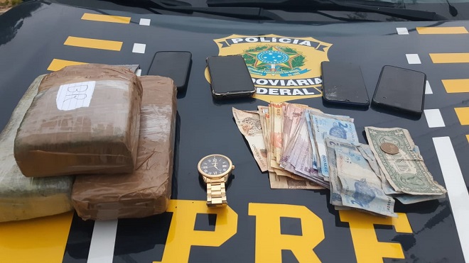 Material apreendido pela PRF-MA