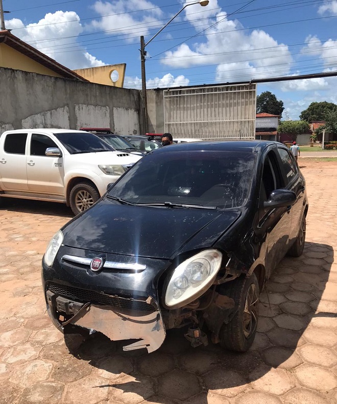 Veículo apreendido (IMAGEM: Polícia Civil MA)