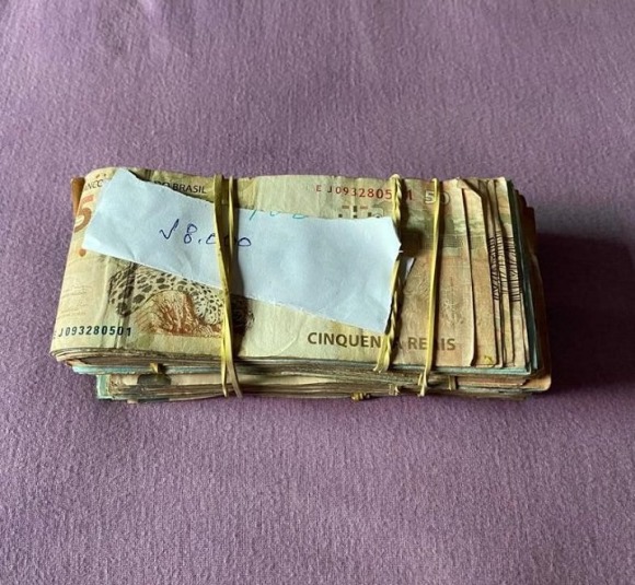 Dinheiro apreendido