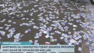 Crime eleitoral: “santinhos” em excesso nas ruas configuram propaganda irregular