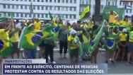 Manifestantes protestam contra resultado das eleições em frente ao 24º BIS em São Luís