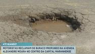 Buracos atrapalham trânsito entre as avenidas Alexandre de Moura e Guaxenduba
