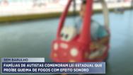 Famílias comemoram lei que proíbe queima de fogos com efeito sonoro