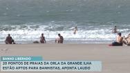 Laudo aponta 20 pontos próprios para banho em praias de São Luís