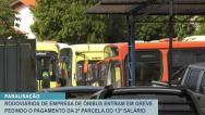 Rodoviários entram em greve pedindo o pagamento da 2ª parcela do 13° salário