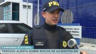 PRF alerta para riscos de acidentes em estradas durante o período eleitoral