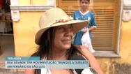 Rua Grande tem movimentação tranquila durante aniversário de São Luís
