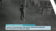  Homem é esfaqueado enquanto dormia em rede de restaurante na Ponta D´Areia