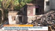 Incêndio deixa 4 casas destruídas no bairro João de Deus