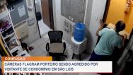 Câmera flagra porteiro sendo agredido em condomínio de São Luís