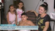 Família faz apelo para custear tratamento médico de menino de 12 anos