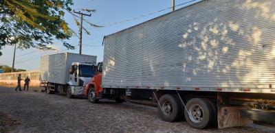 Operação apreende caminhões com cigarros contrabandeados no MA