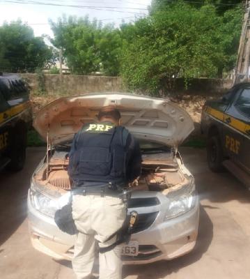 Veículo roubado em SP é recuperado pela PRF no MA