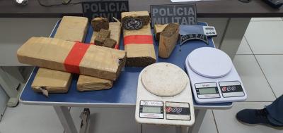 Operação apreende 5 kg de maconha na cidade de Coroatá
