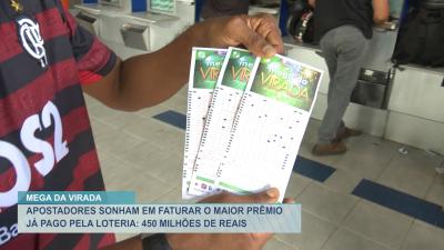 Mega da Virada pode R$ 450 milhões no próximo sábado (31)