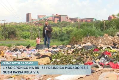 Balanço Geral denuncia descarte irregular de lixo na BR-135