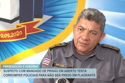PM prende suspeito com mandado de prisão em aberto 