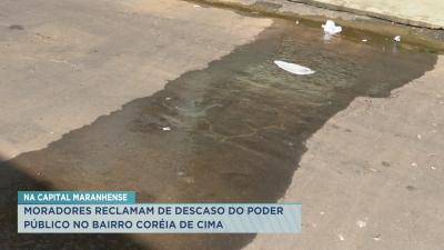 Moradores reclamam de água potável misturada com esgoto em São Luís