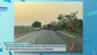 PRF registra 5 acidentes e deve aumentar as fiscalizações no feriado