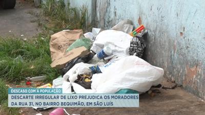  Moradores reclamam de descarte irregular de lixo no Bequimão