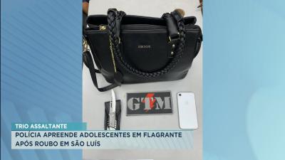  Polícia conduz adolescentes suspeitos de roubo em São Luís