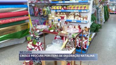 Consumidores aproveitam para antecipar compras de itens natalinos em São Luís