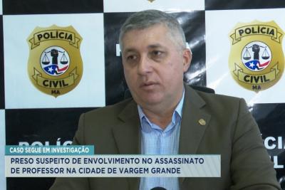 Preso suspeito de envolvimento na morte de professor em Vargem Grande