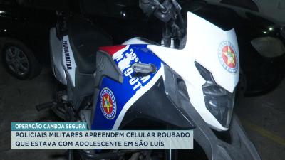  Polícia Militar apreende celular roubado no bairro Camboa