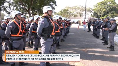  Expoema 2023: esquema com mais de 200 policiais reforça segurança no Parque Independência