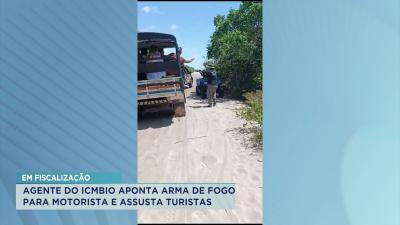  Agente do ICMBio aponta arma para motorista e assusta turistas em Barreirinhas