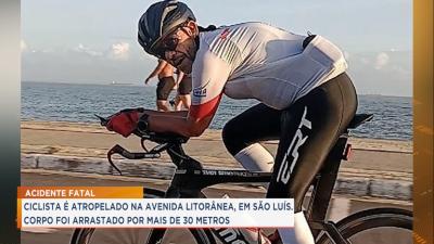 Ciclista morre atropelado na Avenida Litorânea, em São Luís