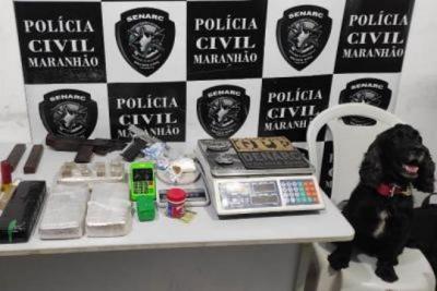Polícia Civil apreende grande quantidade de entorpecentes, armas de fogo e arma em Timon