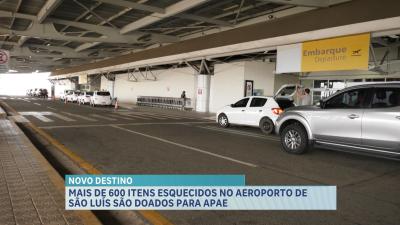 Mais de 600 produtos esquecidos no aeroporto de São Luís são doados à APAE