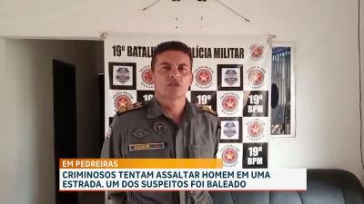  Pedreiras: adolescente é baleado em tentativa de assalto